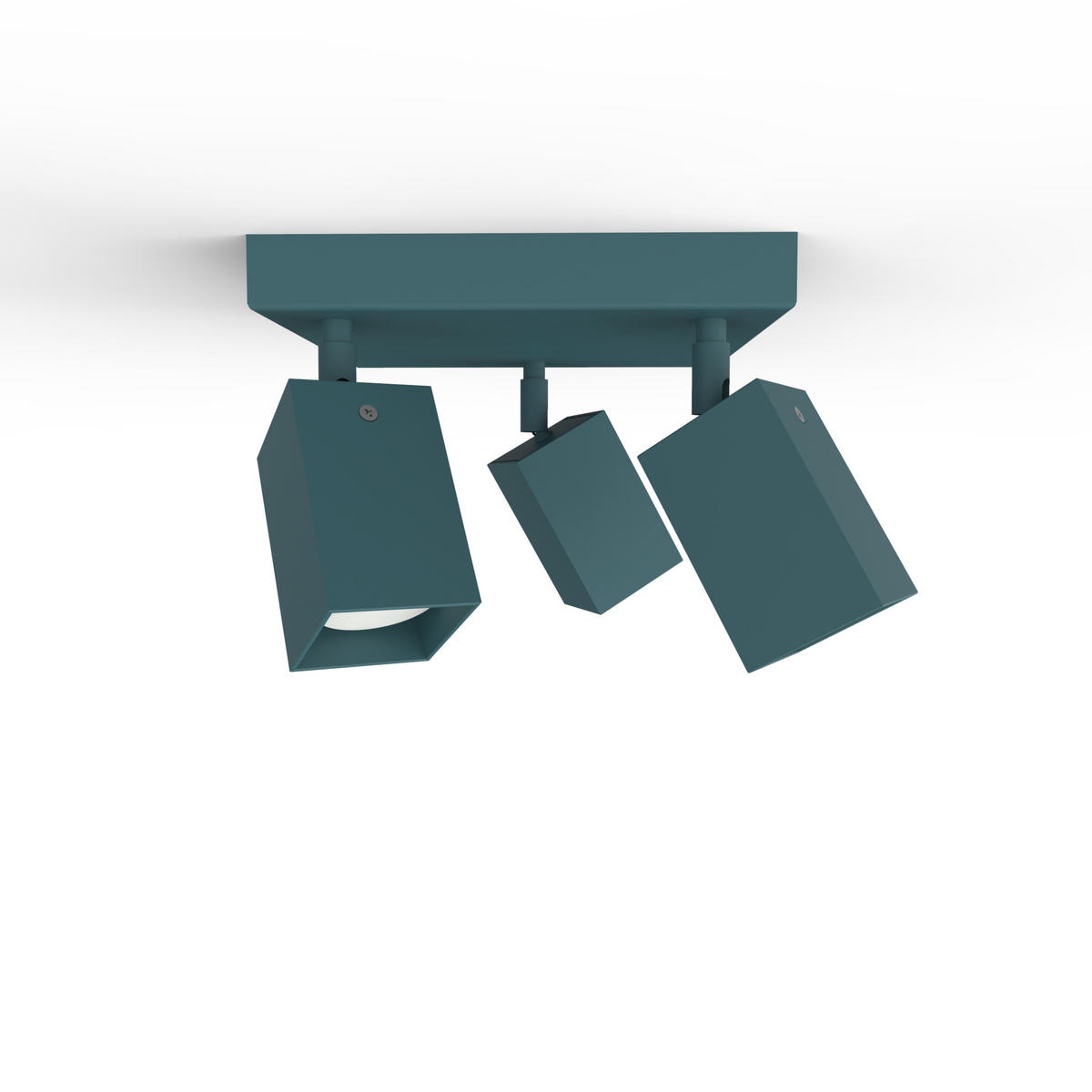 DECKENLEUCHTE - Blau, Metall (25/25/18cm) - Lumicom