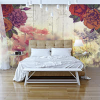 VLIESTAPETE Orange 250/175 cm - Pink/Orange, Textil (250/1cm) - KUNSTLOFT