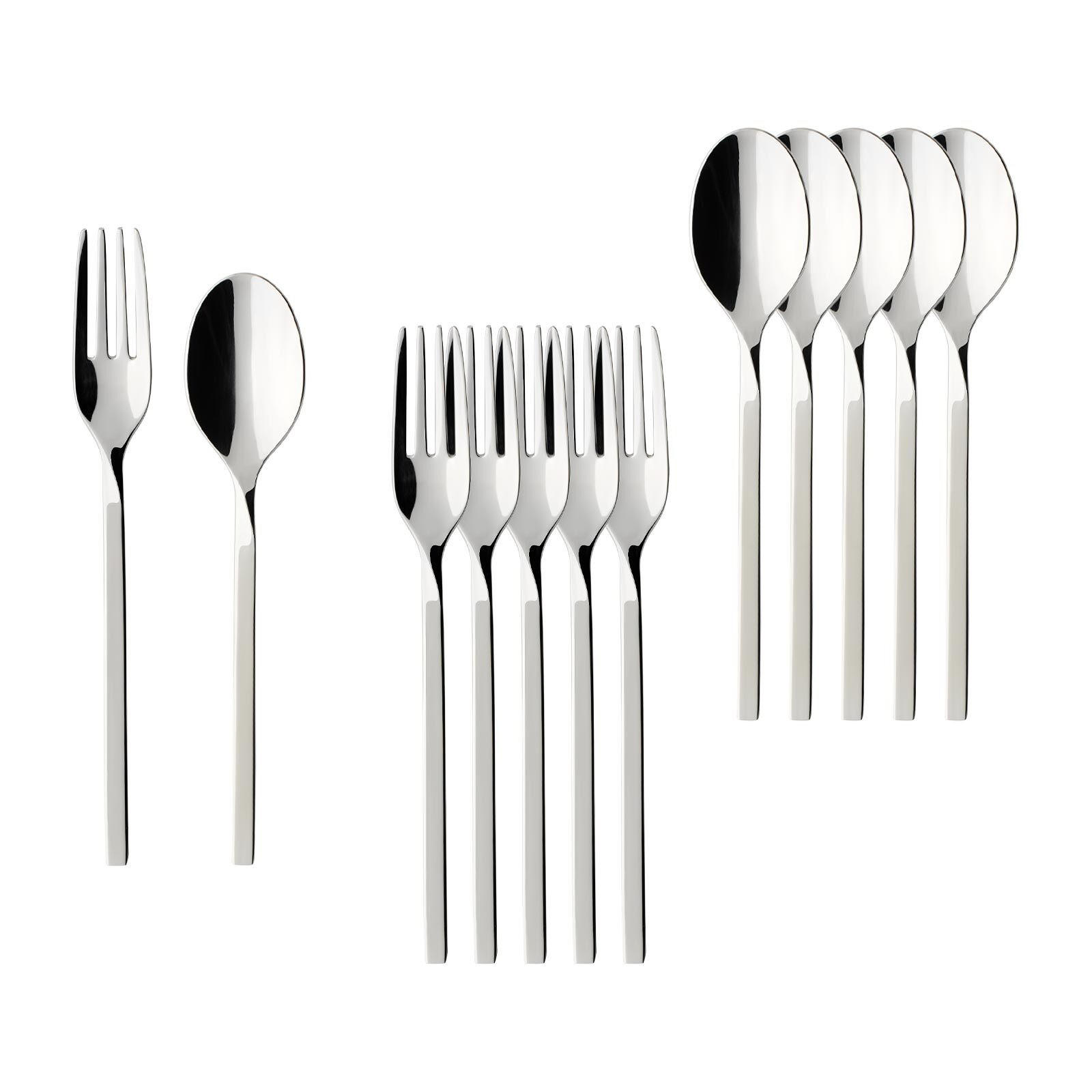KAFFEEBESTECK BUNDLE NewWave edelstahl 12er Set - Edelstahlfarben, Metall - Villeroy & Boch
