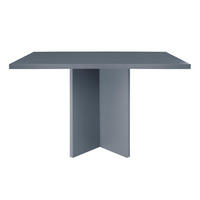 ESSTISCH Rechteckiger aus lackiertem MDF 3 cm in Grau, 90/120 cm - Grau, Holzwerkstoff (90/120/75cm) - RNT By Really Nice Things