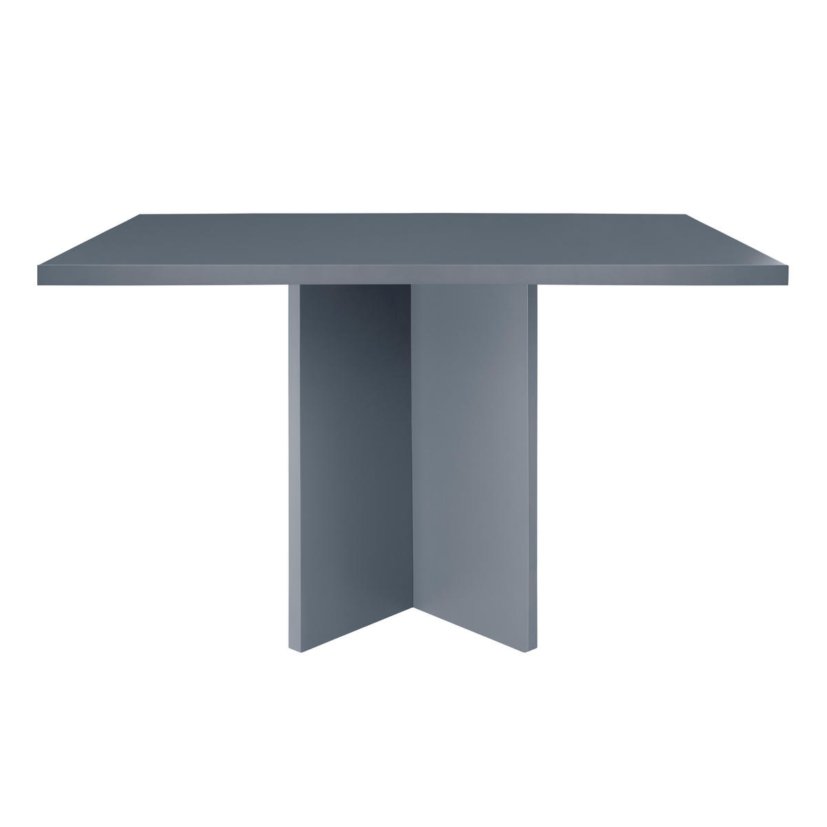 ESSTISCH Rechteckiger aus lackiertem MDF 3 cm in Grau, 90/120 cm - Grau, Holzwerkstoff (90/120/75cm) - RNT By Really Nice Things