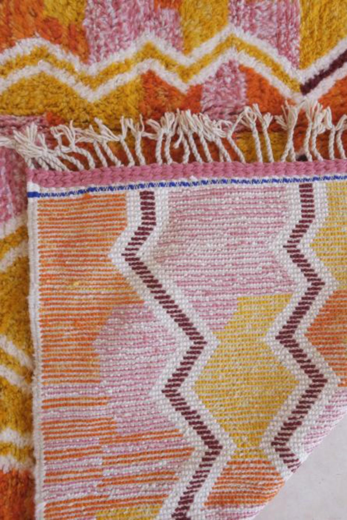 BERBERTEPPICH aus reiner Wolle 210x 271 cm - Orange, Naturmaterialien (210/271cm) - AFK Living