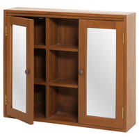 SPIEGELSCHRANK Braun - Braun, Holz (80/70/20cm) - MCW