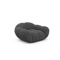 SESSEL Strukturstoff Anthrazit - Anthrazit, Textil (135/70/93cm) - VAROYAL