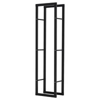 KAMINHOLZREGAL DE-10087 Stahlrahmen, bis 100 kg Schwarz - Schwarz, Metall (25/150/40cm) - ComfortXL