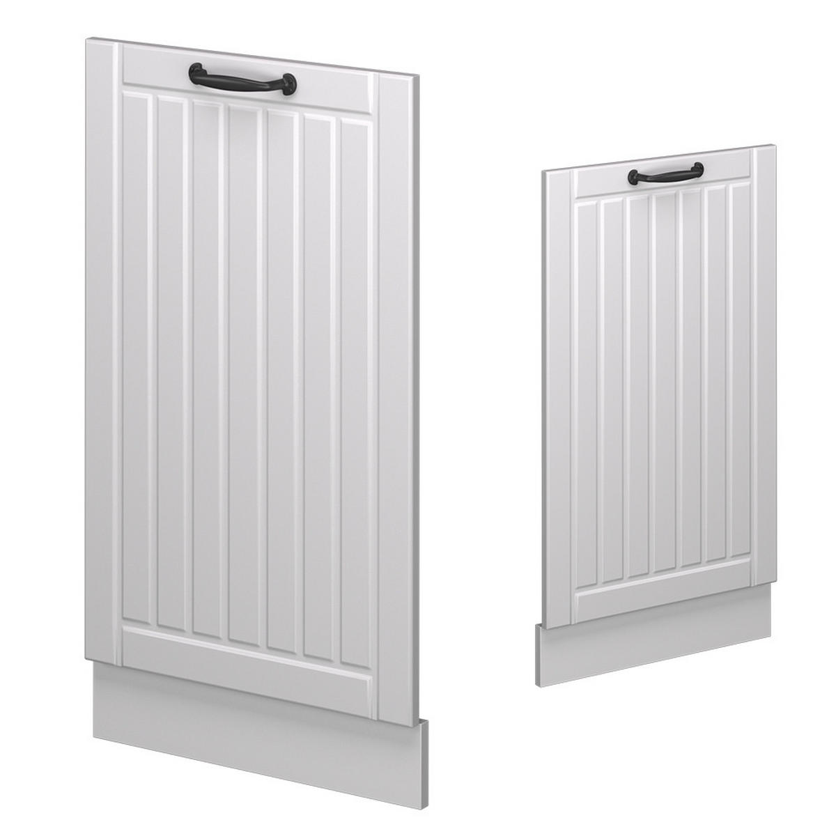 GESCHIRRSPÜLBLENDE Fame-Line Weiß Landhaus 45 cm , AP Eiche - Weiß, Holzwerkstoff (45/81.8/1.6cm) - Vicco