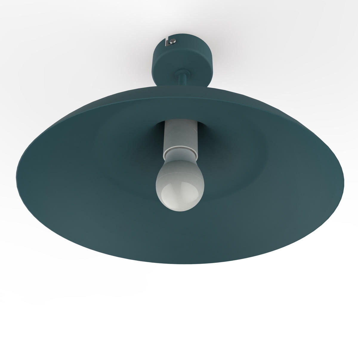 DECKENLEUCHTE - Blau, Metall (40/40/23cm) - Lumicom
