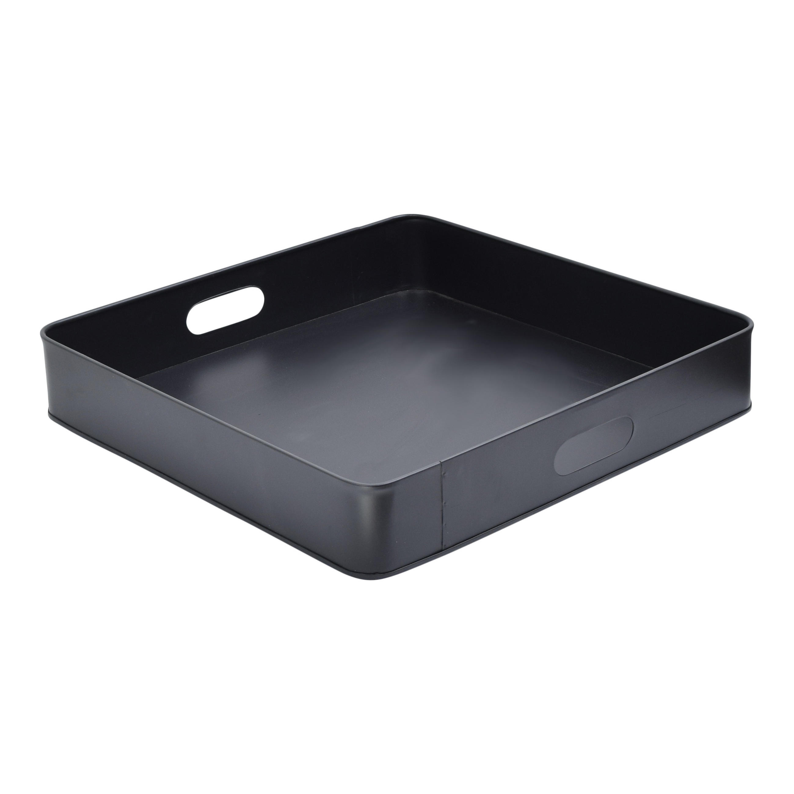 TABLETT Eggy Schwarz - Schwarz, Metall (40/7/40cm) - LOFT42