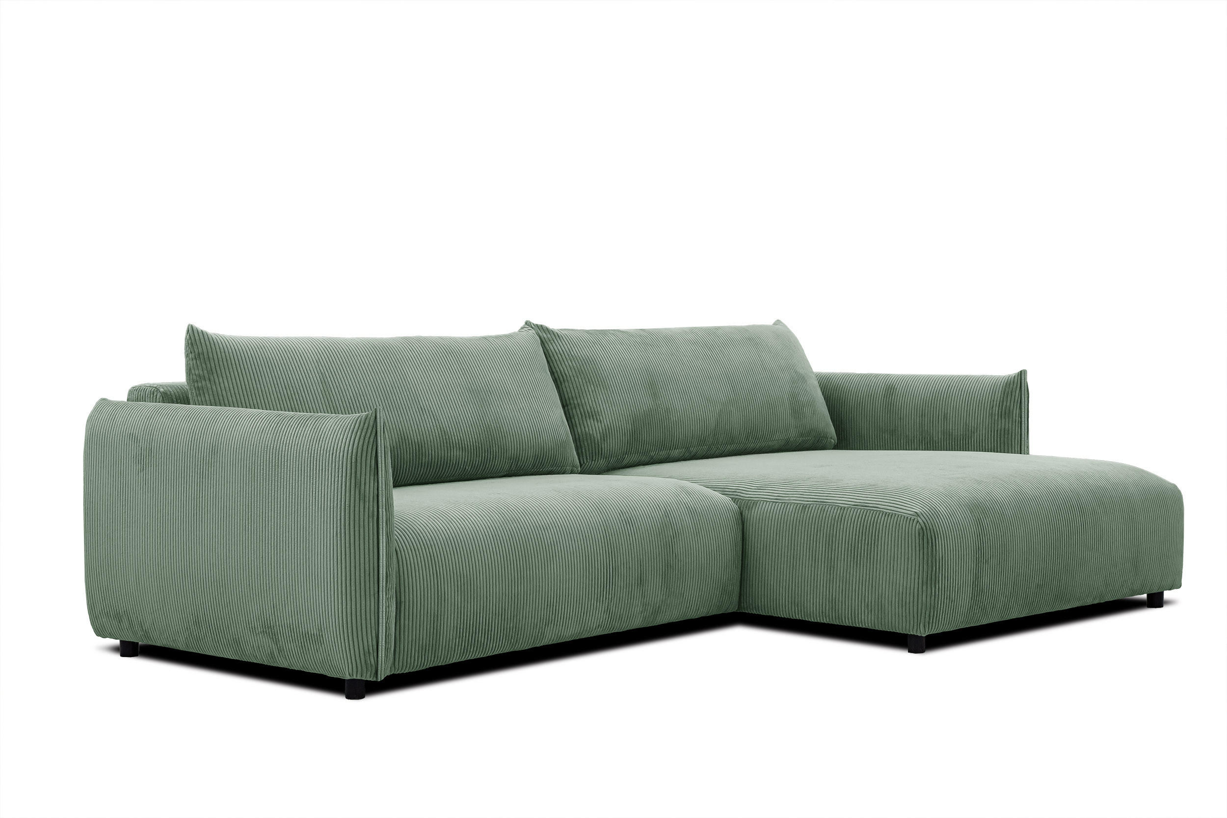 Wozimo Ecksofa Mintgrün 292x174 cm