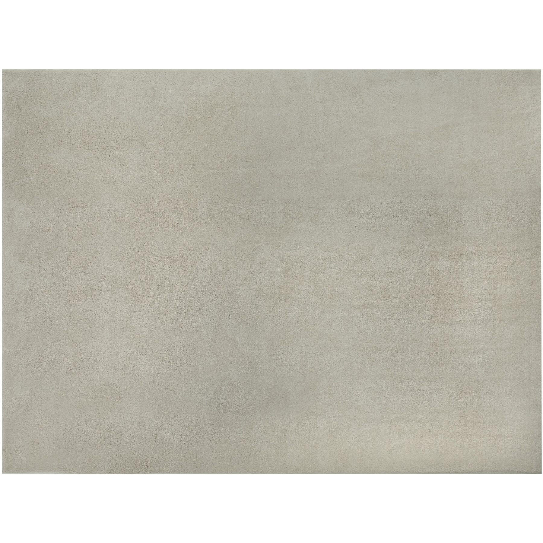 KURZFLORTEPPICH Soft Zone,rutschfeste Unterseite,Sand - Sandfarben, Kunststoff (170/120cm) - tectake