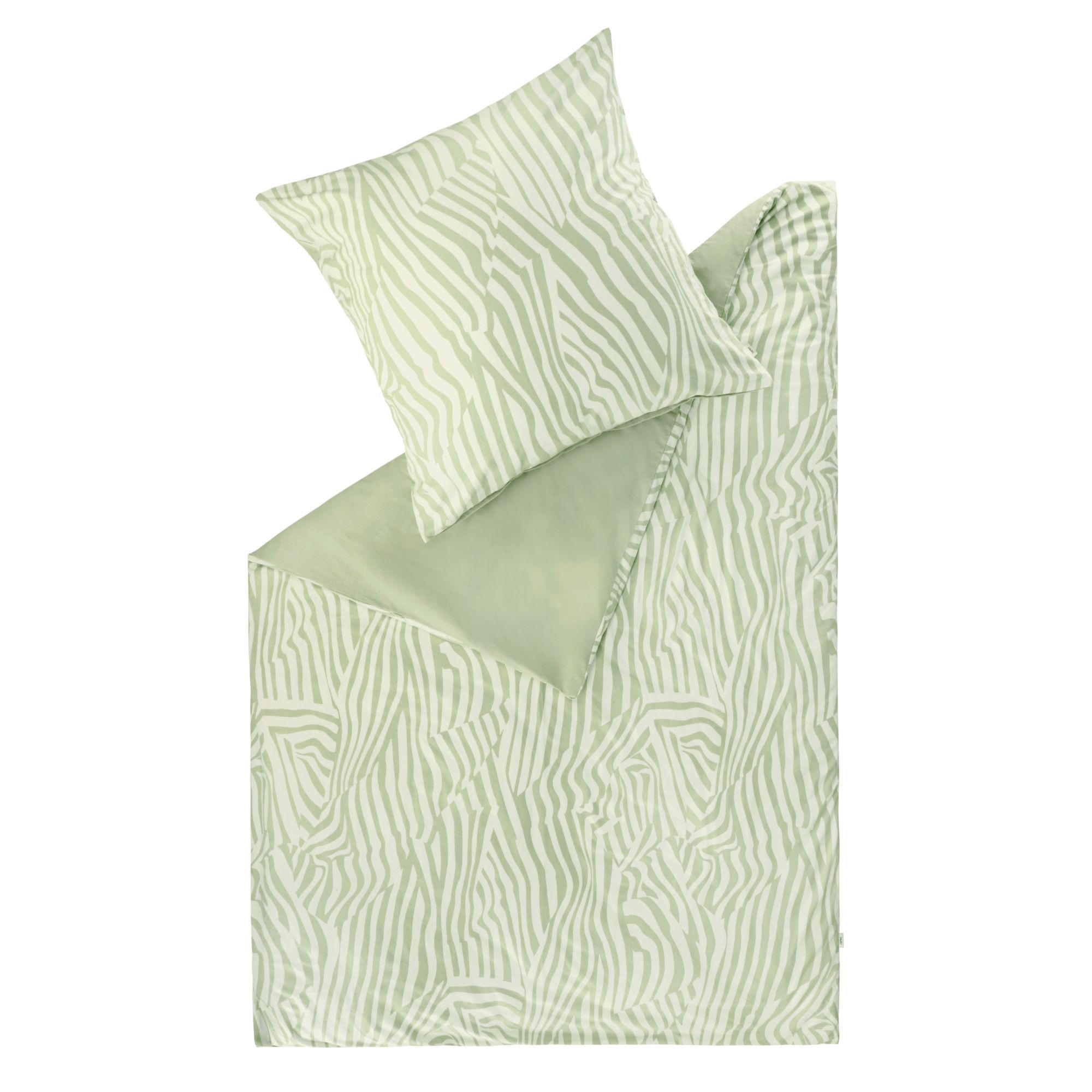 RENFORCÉ BETTWÄSCHE SALMLO - Grün, Textil (140/200cm) - Esprit