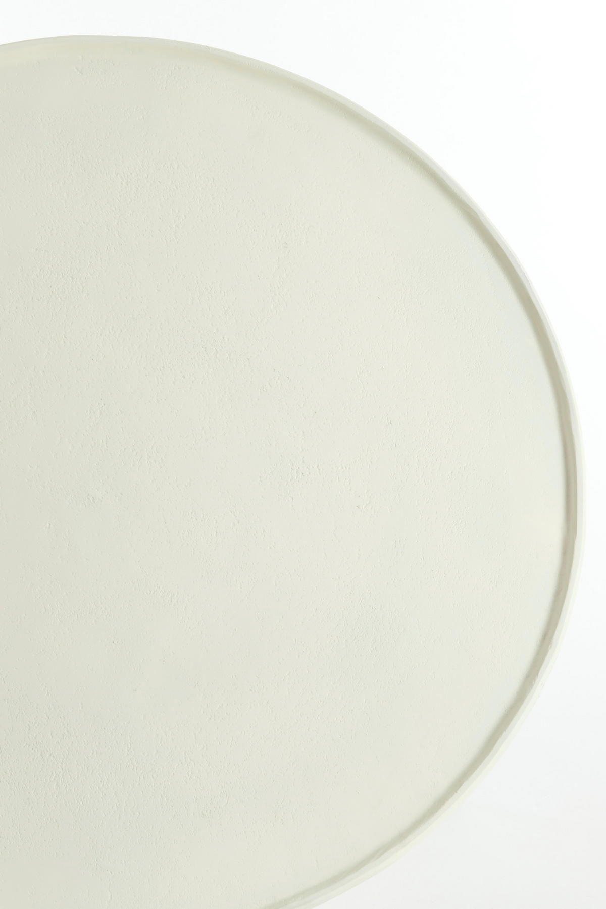 BEISTELLTISCH Babina Weiß Ø67,5/37 cm - Weiß, Metall (67.5/67.5/37cm) - Light & Living