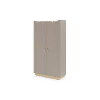KINDERKLEIDERSCHRANK SOVI 01 110 / 201 / 52 cm in Porcini / Eiche Mavelie - Greige/Eichefarben, Holzwerkstoff (110/201/52cm) - Deine Möbel 24