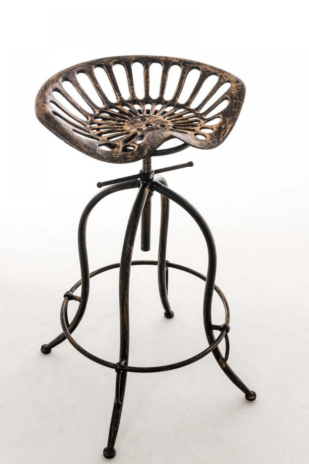 BARHOCKER Metall bronze - Bronzefarben, Metall (43/74/43cm) - CLP