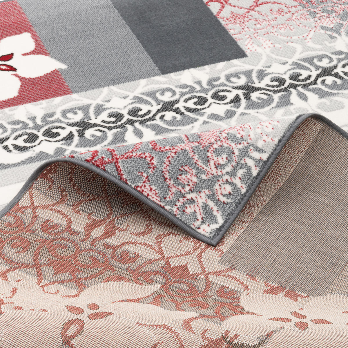 MODERN DESIGNER VELOURS TEPPICH SAMBA - Anthrazit, Textil (120/170cm) - Pergamon