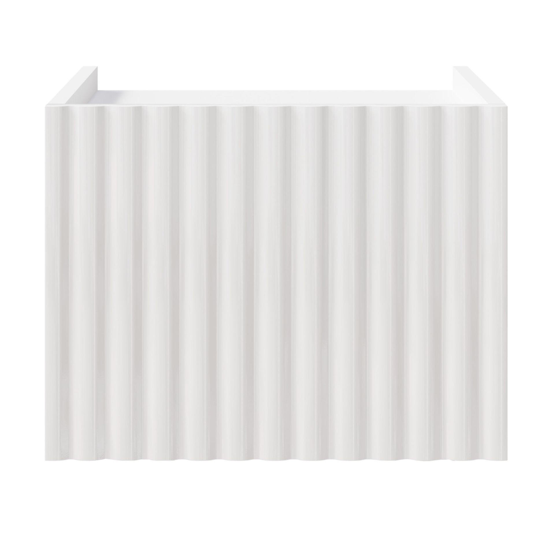 NACHTTISCH hängend Fiorra Weiß Hochglanz, 48 cm - Weiß, Holzwerkstoff (48/37/37cm) - Selsey