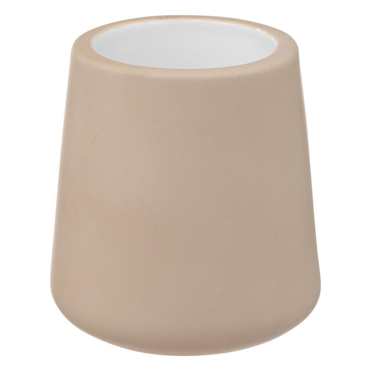 WC-BÜRSTE mit Keramikbehälter Cocon 12/12/40 cm - Beige, Keramik (12/40/12cm) - 5five Simply Smart