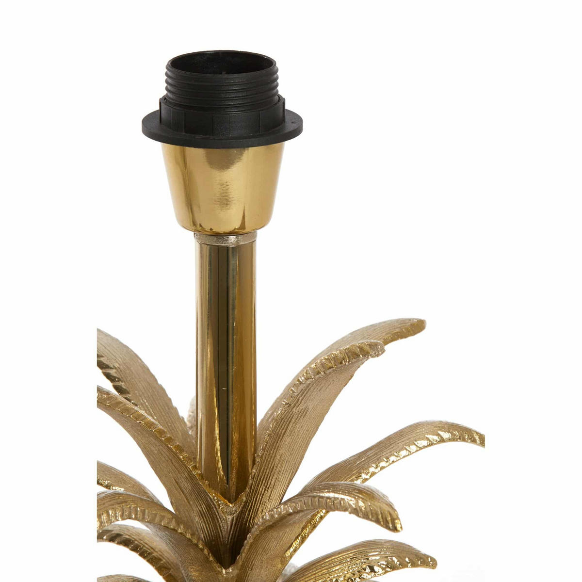 LAMPENFUSS Pineapple Gold 20/19/37 cm - Goldfarben, Metall (20/19/37cm) - Light & Living
