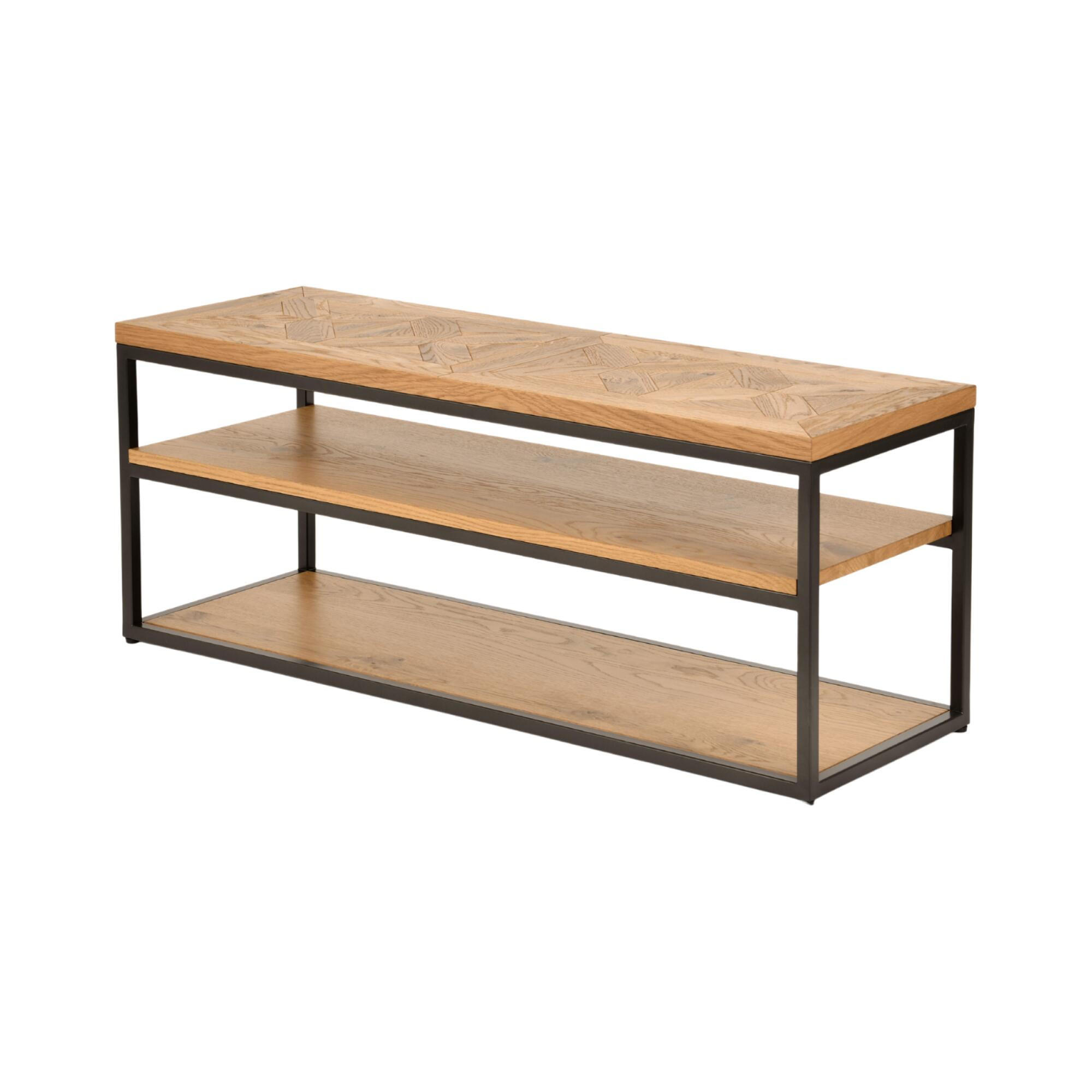 COUCHTISCH INDUS Beige 116x37x45 cm - Beige, Holz (37/116/45cm) - FURNLUX