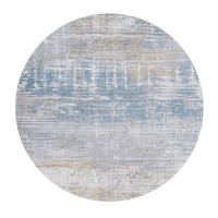 TEPPICH Long Island Blu Atlantic 240/240 cm - Blau, Textil (240/240cm) - Louis De Poortere