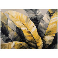 FOTOTAPETE Blätter Dschungel Gelb 150x105 cm - Multicolor, Papier (150/105cm) - Wallarena