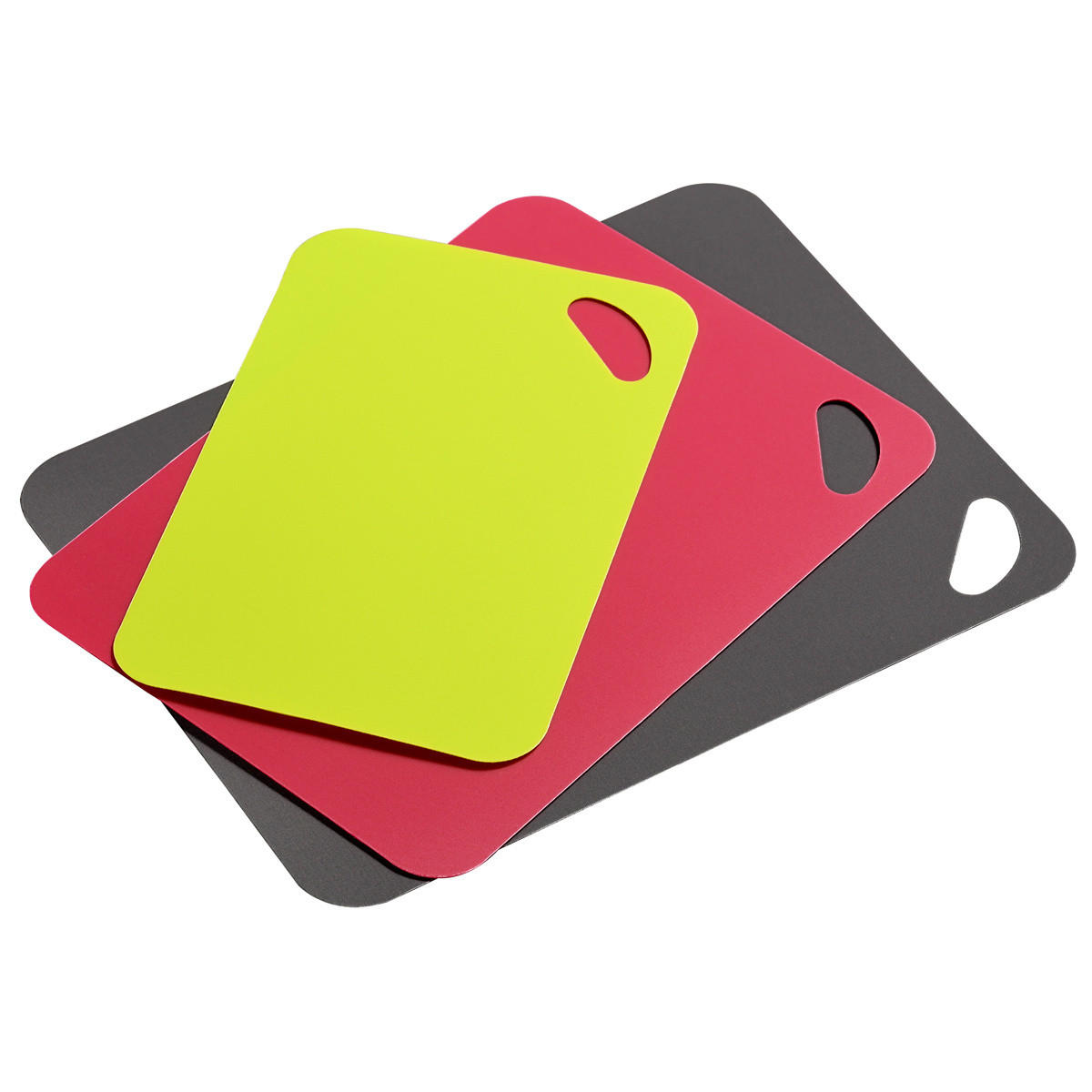 SCHNEIDEBRETTER Kunststoff 3er-Set - Multicolor, Kunststoff (29/38cm) - Kesper