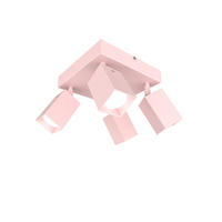 DECKENLEUCHTE - Pink, Metall (25/25/18cm) - Lumicom