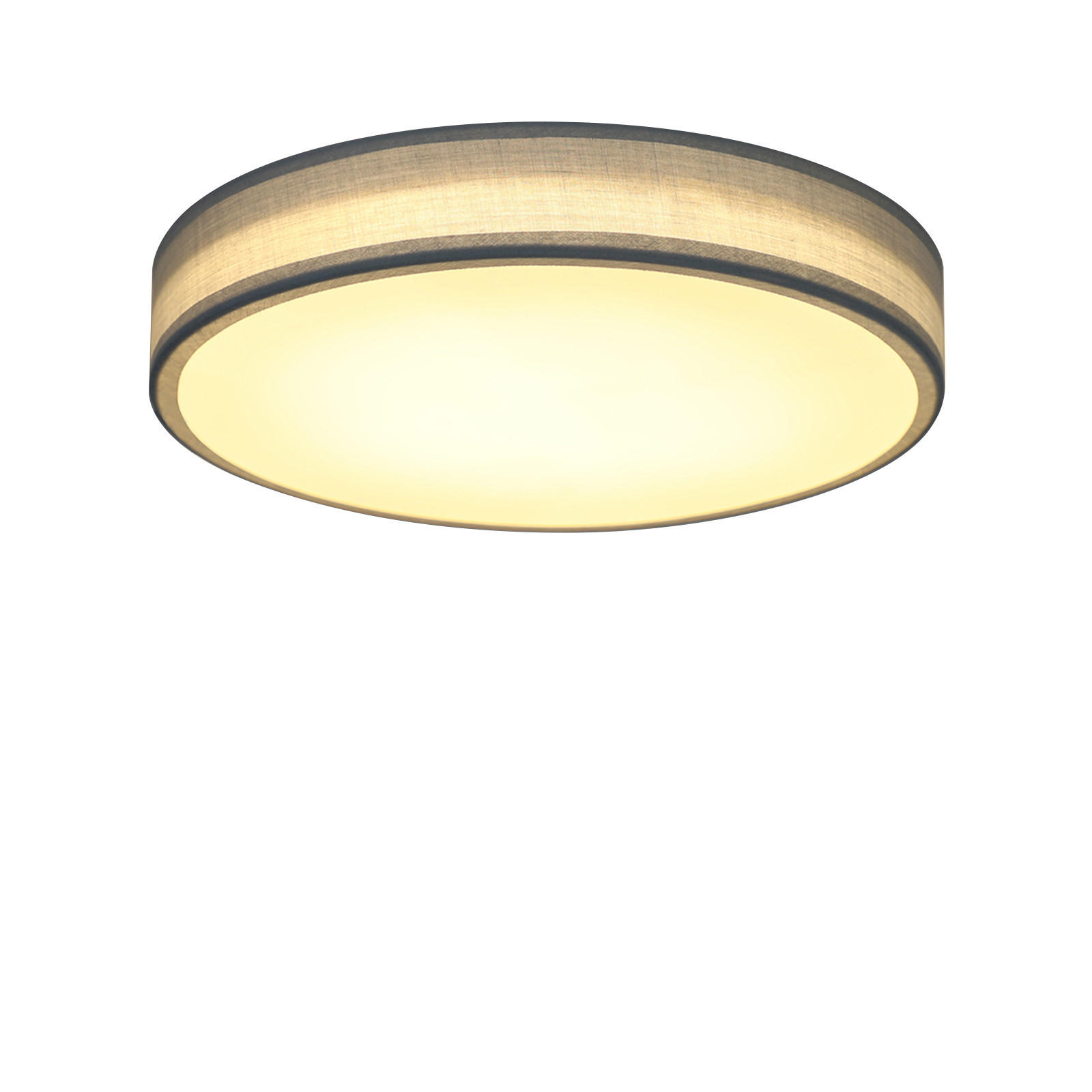 LED-DECKENLEUCHTE Alvira 30/30/6 cm - Grün, Textil (30/30/6cm) - Nettlife
