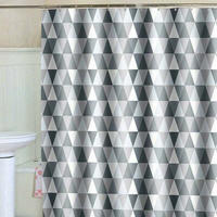 DUSCHVORHANG Polyester wasserdicht antibakteriell schimmelresistent waschbar - Grau, Textil (220/200cm) - MCBOSON