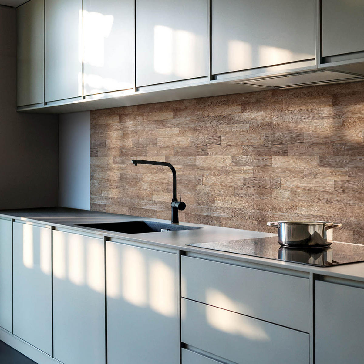 WANDPANEEL 120x60 cm selbstklebend Terano - Nussbaumfarben, Kunststoff (60/1.6/120cm) - Wallfluent