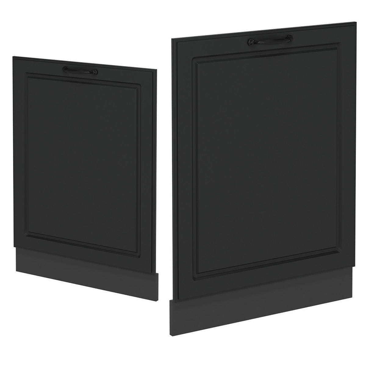 GESCHIRRSPÜLBLENDE R-Line Anthrazit Landhaus 60 cm ohne Arbeitsplatte - Anthrazit, Holzwerkstoff (60/81.8/1.6cm) - Vicco