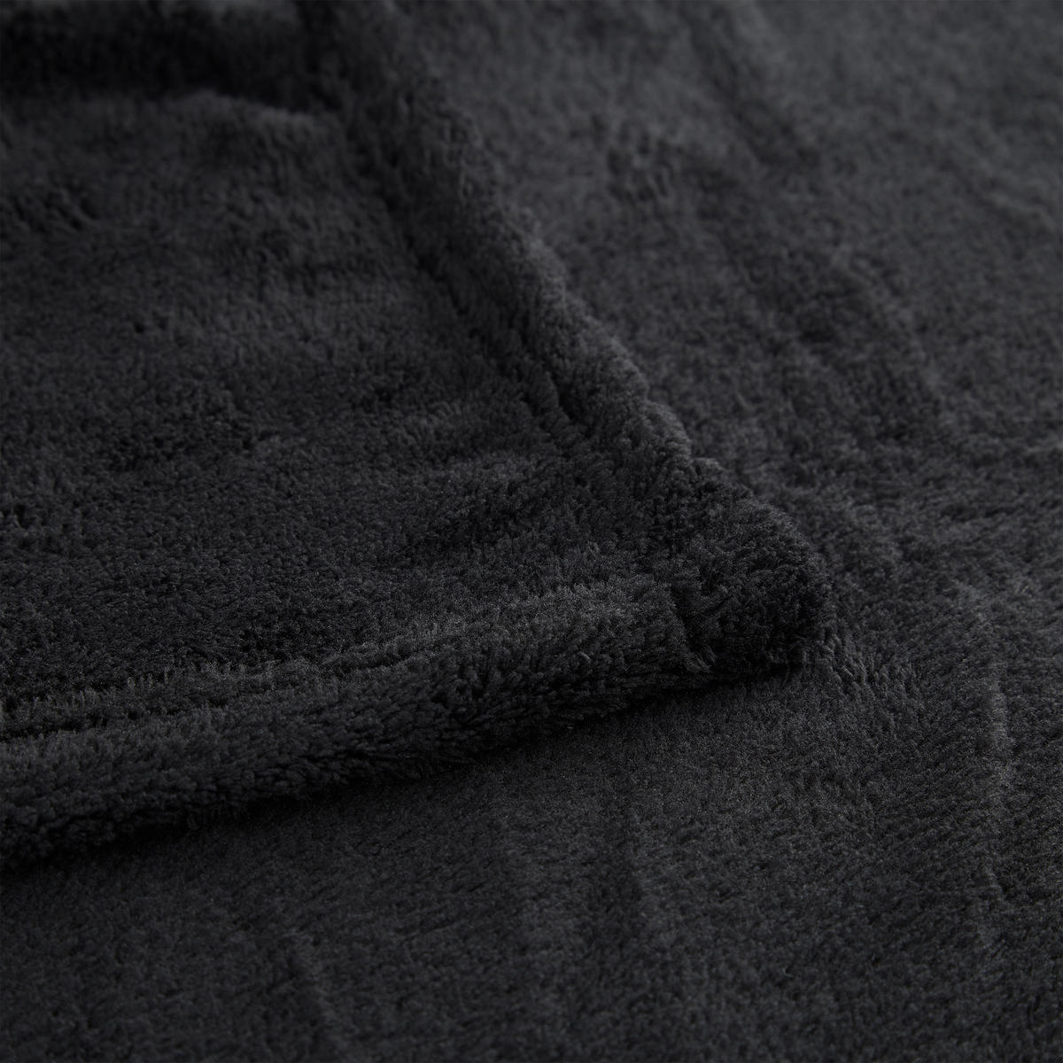 KUSCHELDECKE - Schwarz, Textil (200/220cm) - Relaxdays