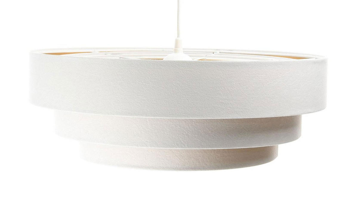 HÄNGELEUCHTE Gold 60/20 cm - Goldfarben/Weiß, Kunststoff (60/1.5/20cm) - ONZENO