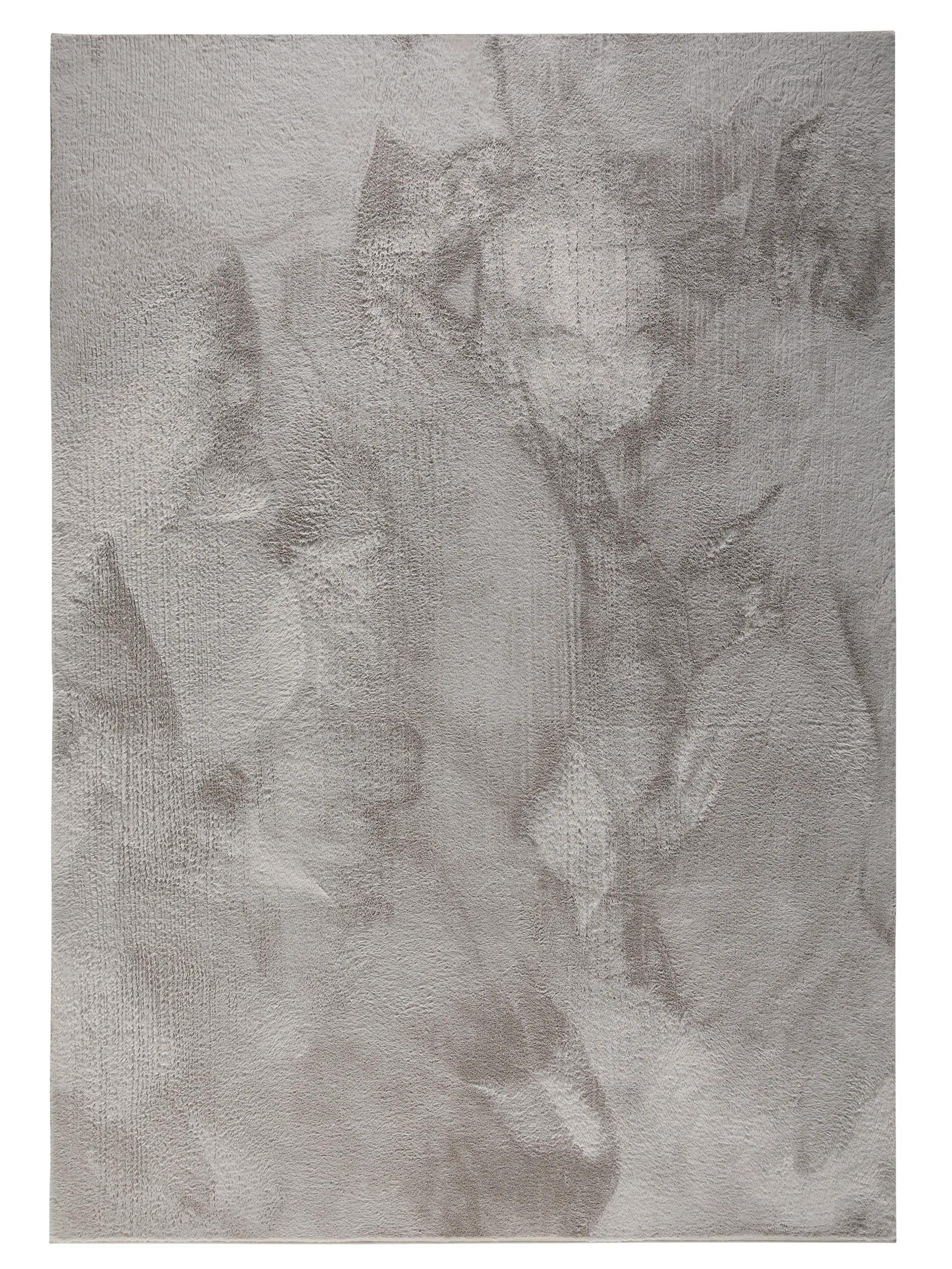 KUNSTFELLTEPPICH Furry Hellgrau 230/330 cm - Hellgrau, Kunststoff/Textil (230/330cm) - benuta