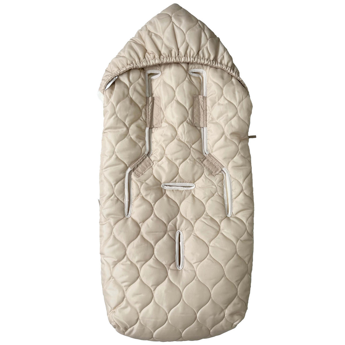 KINDERWAGEN-FUSSSACK Recy XL, sand/cream - Beige, Textil (44/7/95cm) - Kaiserbaby