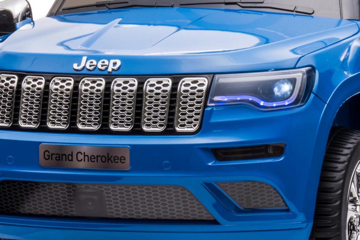 KINDER ELEKTROAUTO Jeep Grand Cherokee blau - Blau, Kunststoff (114/76/58cm) - TPFLiving