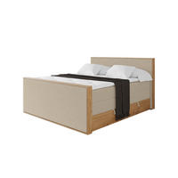 BOXSPRINGBETT LOLLI9 -Z-KING 160x200 - H3/H4 Creme - Champagner, Holzwerkstoff (160/200cm) - ALTDECOR