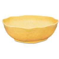 SCHÜSSEL / Salatschüssel Ø 26 cm Atmosfera ocker - Currygelb, Kunststoff (21cm)