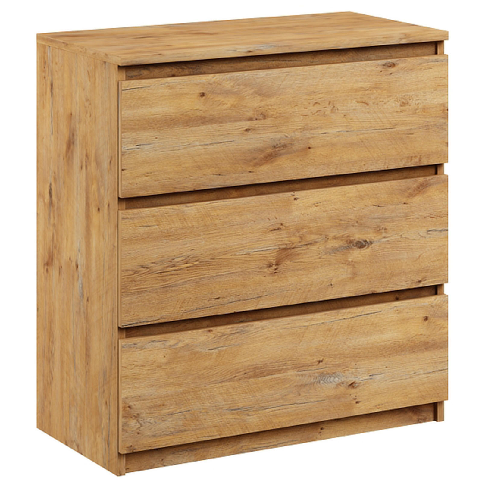 KOMMODE bella3 - Eiche Artisan, Holzwerkstoff (70/76/35cm) - roe furniture