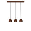 HÄNGELEUCHTE - Dunkelbraun, Metall (6.5/69/120cm) - Lumicom