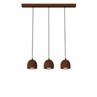 HÄNGELEUCHTE - Dunkelbraun, Metall (6.5/69/120cm) - Lumicom