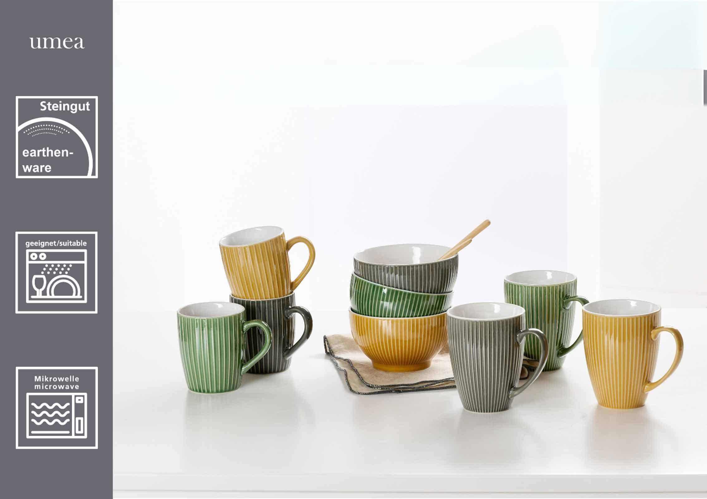 MÜSLISCHALEN Umea bunt ø 14 cm 6er Set - Multicolor, Keramik (14cm) - Ritzenhoff Breker