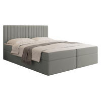 BOXBETT Tirulo - H3 - Schwarz/Grau, Holzwerkstoff/Kunststoff (160/200cm) - MIRJAN24