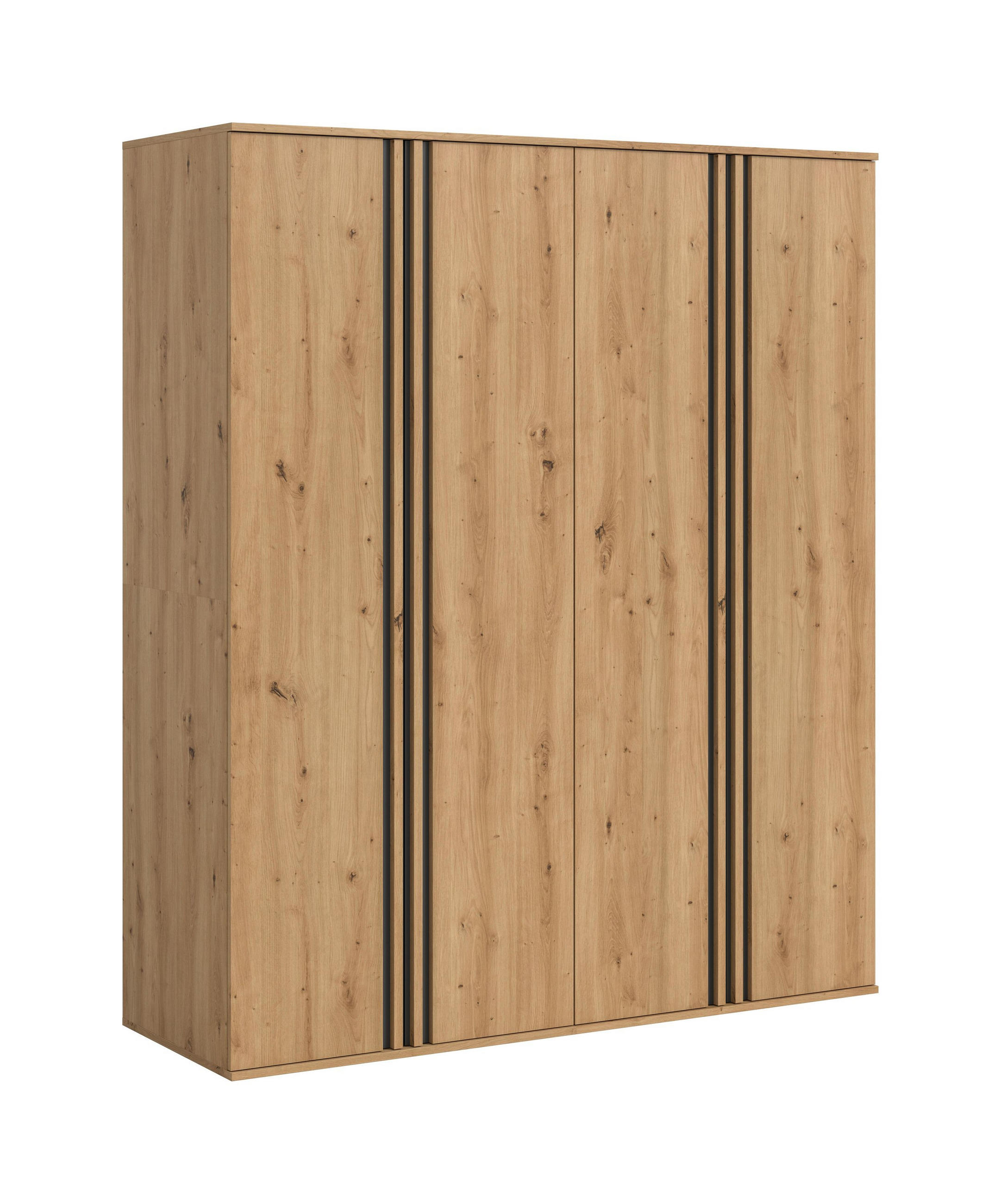 Homes & Jones Kleiderschrankkombination Eiche Artisan 160x190x56 cm