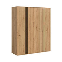 KLEIDERSCHRANKKOMBINATION TOFTA (B/H/T: ca. 160/190/56 cm) in Artisan Eiche Nachbildung/Artisan Eiche Nachbildung - Eiche Artisan, Holzwerkstoff (160/190/56cm)