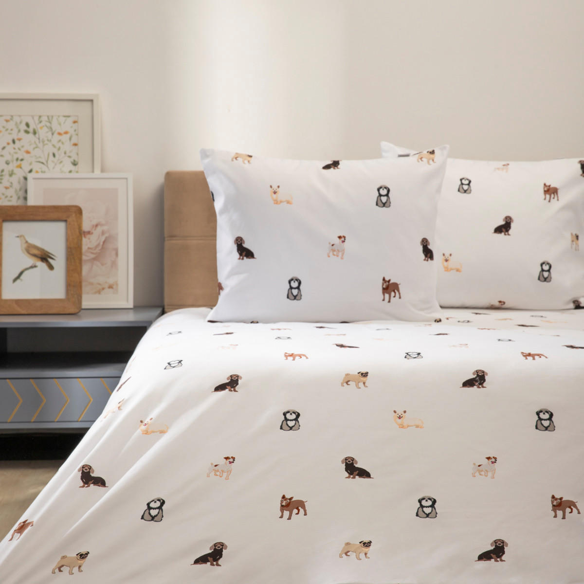 BETTWÄSCHE Cane 160/200 cm - Beige, Textil (160/200cm) - Homla