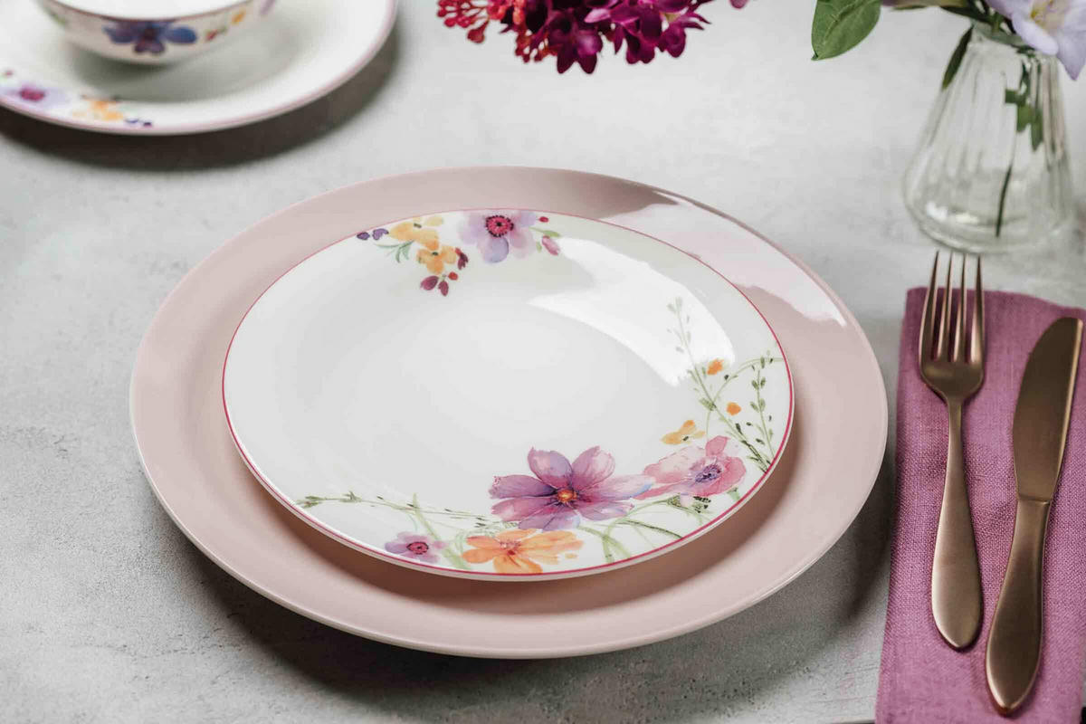 FRÜHSTÜCKSTELLER Mariefleur Basic bunt ø 21 cm 6er Set - Multicolor, Keramik (21cm) - Villeroy & Boch