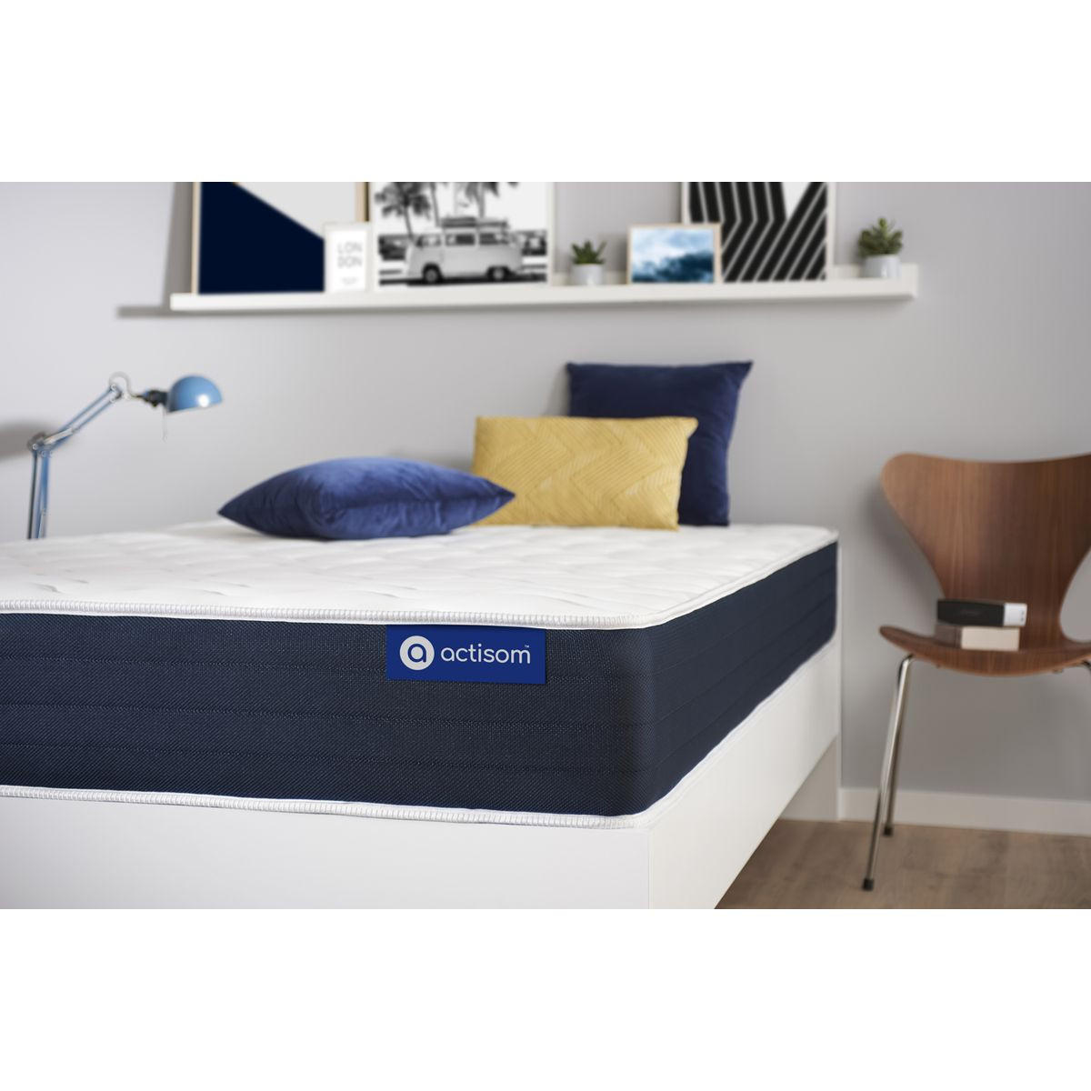 MATRATZE Actimemo sleep Memory-Schaum 100 x 200 cm h1 - Weiß, Textil (100/200cm) - ACTISOM