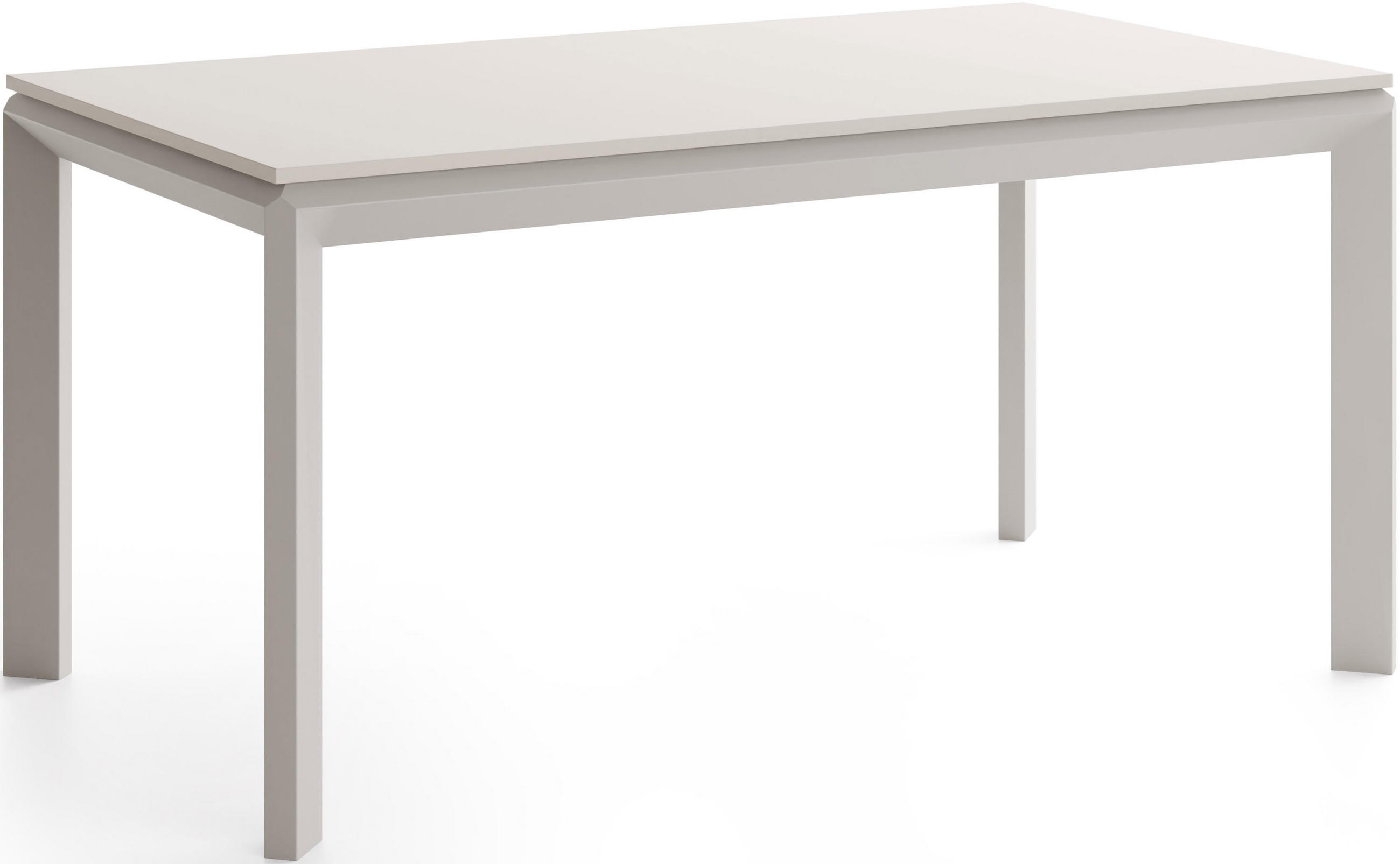 ESSTISCH Elan rechteckig ausziehbar verlängerbar mit Schwarzen Metallbeinen, Kaschmir 160-250/90/76 cm - Kaschmir/Beige, Holzwerkstoff/Metall (90/250/78cm) - WFL GROUP