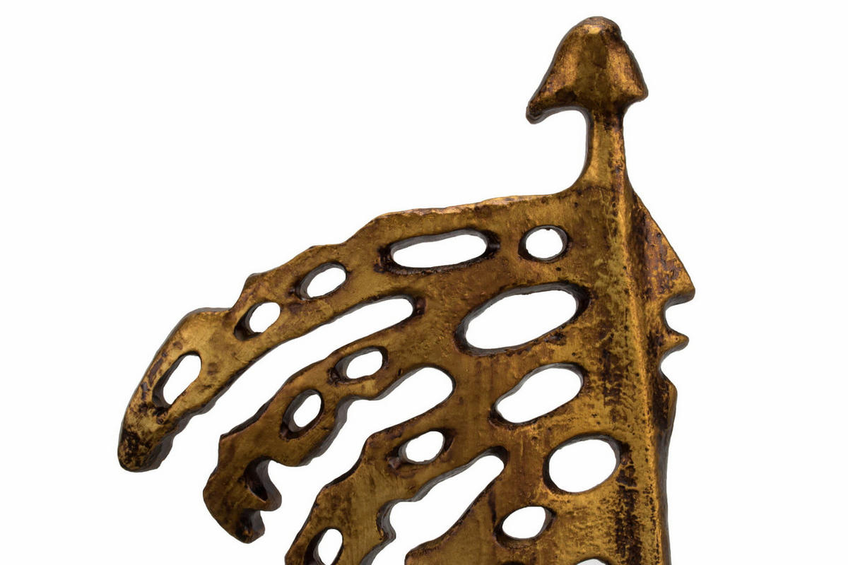 SKULPTUR Kupfer 13/39 cm - Kupferfarben, Stein (0.7/39/9cm) - KUNSTLOFT